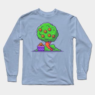 Money Tree Cartoon Long Sleeve T-Shirt